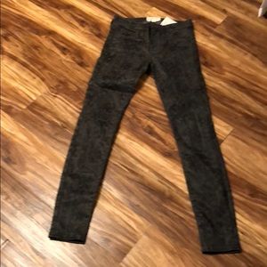 Black/gray Current/Elliott skinny pants size 24/0